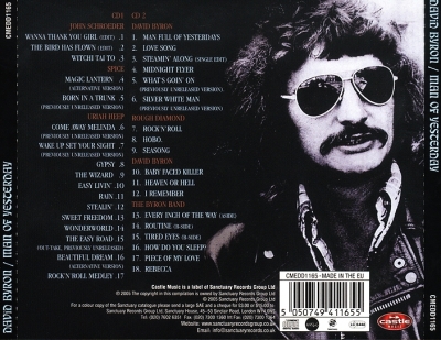 David Byron (1995) "Man Of Yesterday (The Anthology)" 2CD