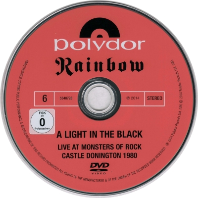 Rainbow - «A Light In The Black 1975-1984» Compilation, Boxset [5CDs, DVD-5] (2015)