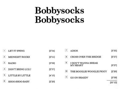 Bobbysocks! (1985) "Bobbysocks!"