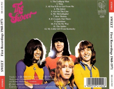 The Sweet - First Recordings (1968-1971)