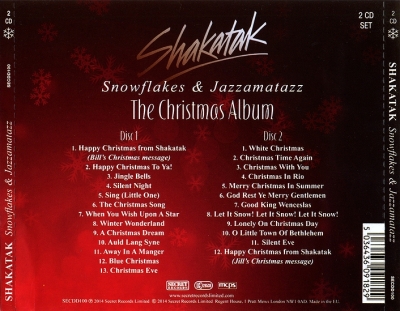 Shakatak (2014) Snowflakes & Jazzamatazz (The Christmas Album) 2CD